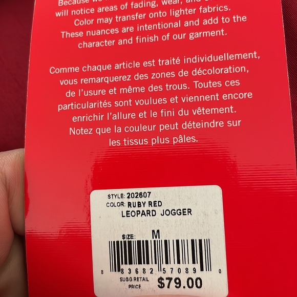 Ruby Red Leopard Hoodie & Jogger - Picture 5 of 5